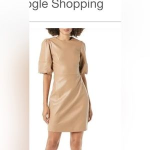 BCBGMaxAzria Tan Midi Dress